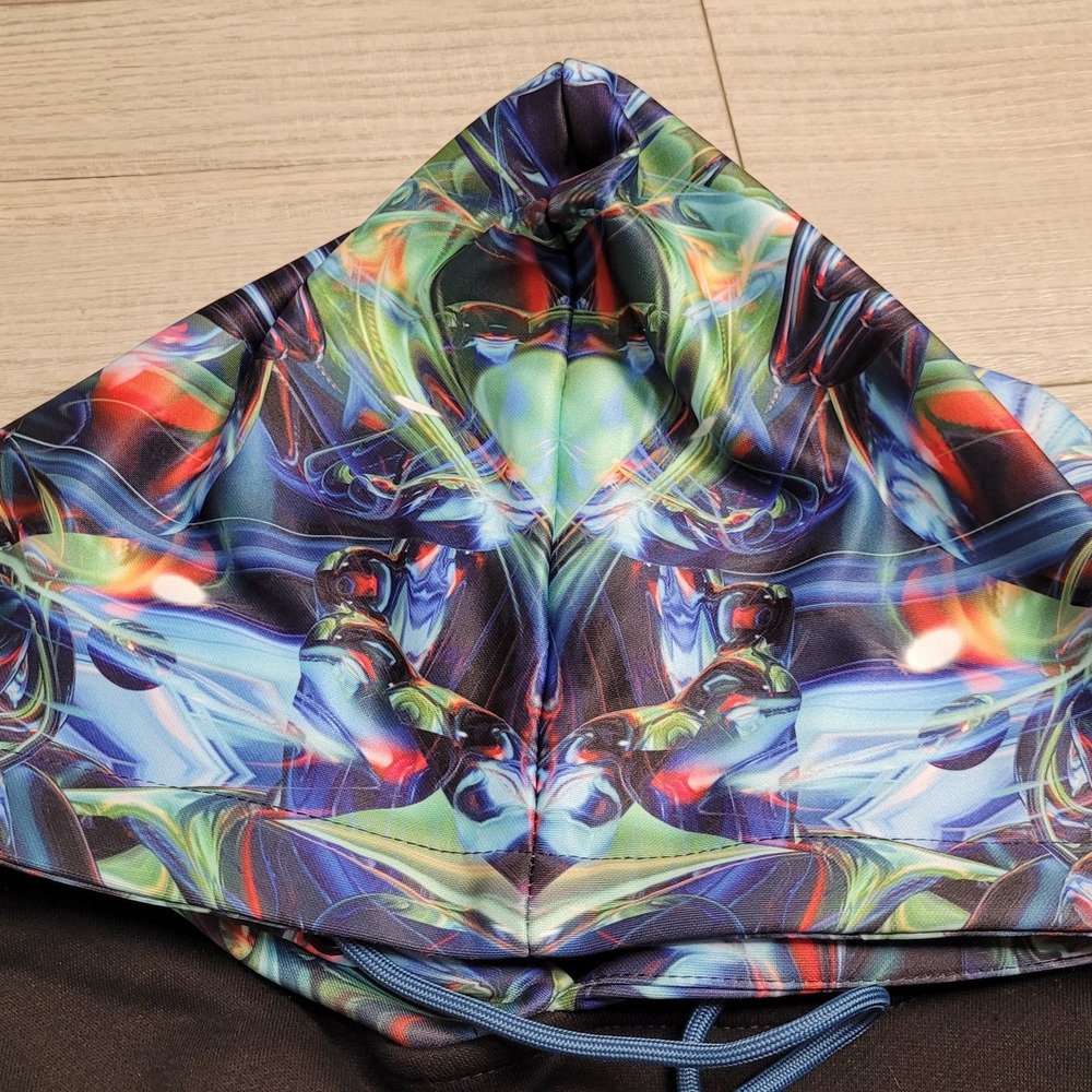 Johnathan Singer x Many Visions Threshold Consciousness Dripper Hoodie XL Tipper - Picture 8 of 16